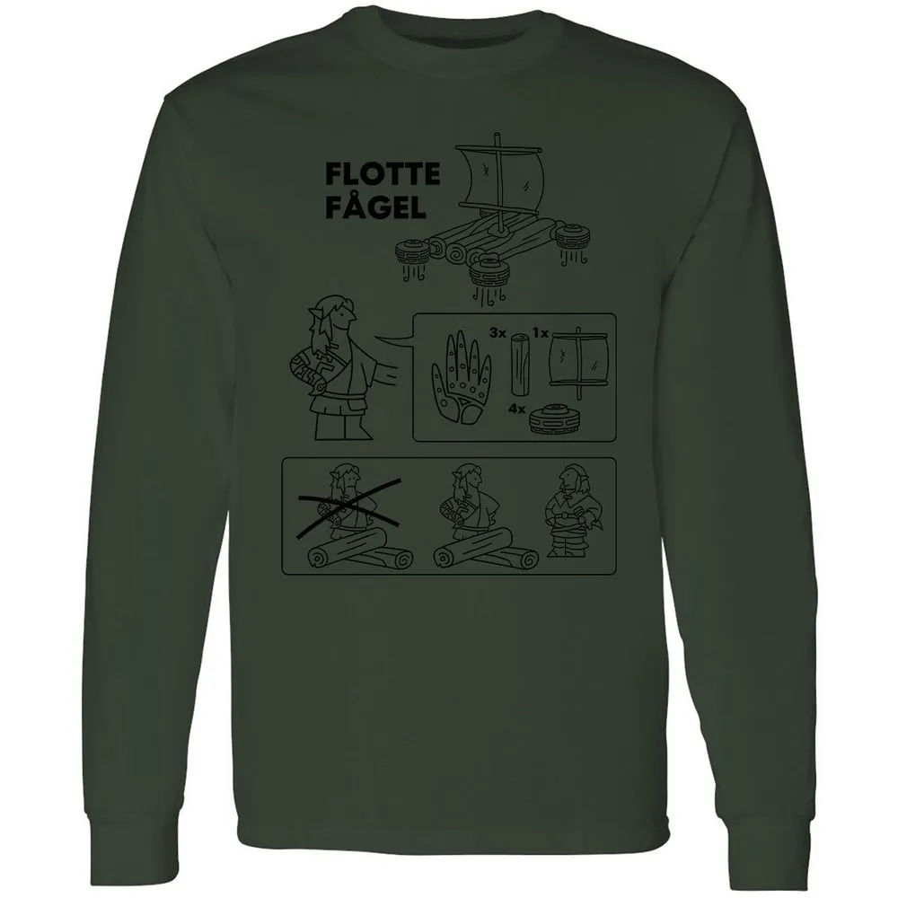 Long Sleeve T-Shirt - GYDLKMRZ - Forest Green - 8