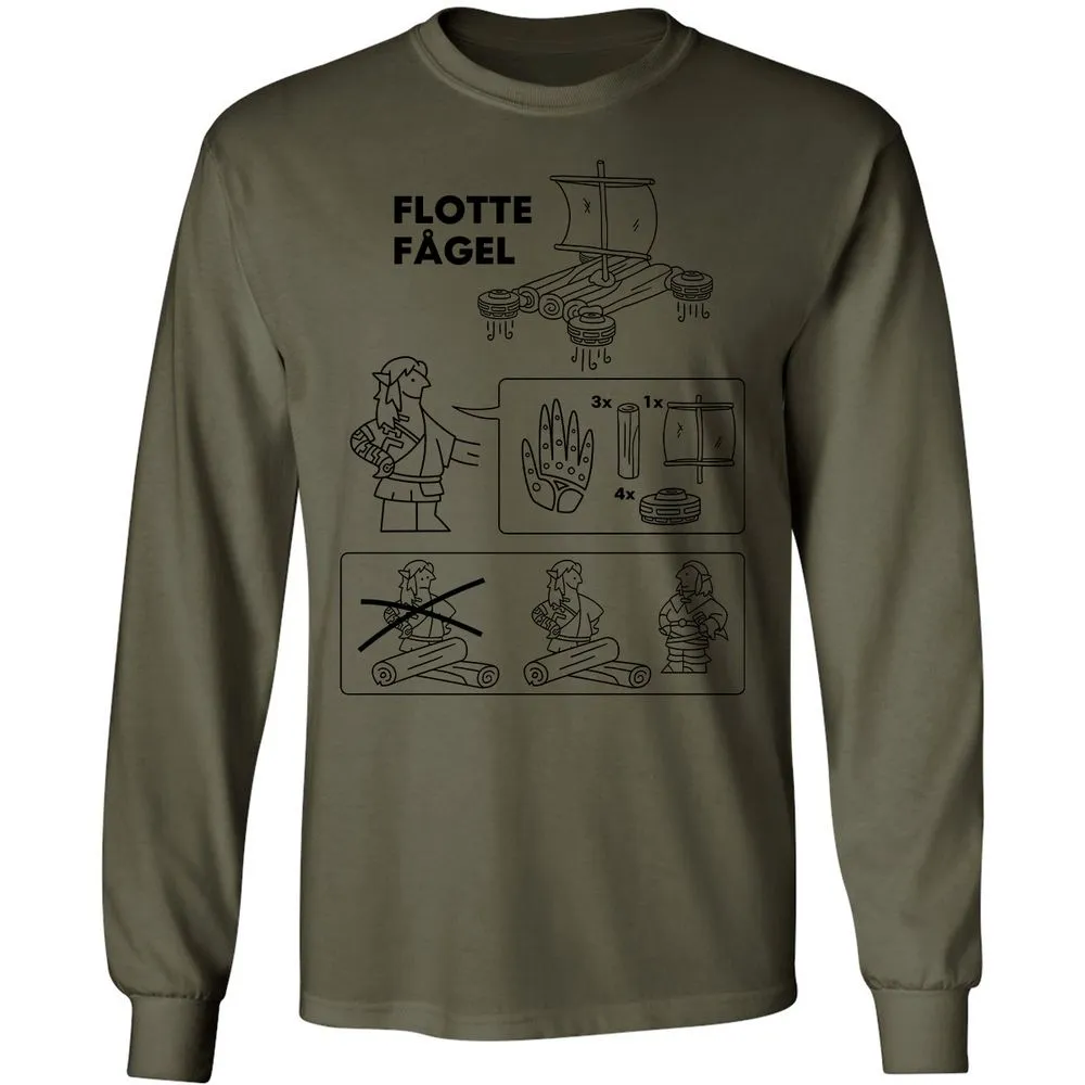 Long Sleeve T-Shirt - GYDLKMRZ - Military Green - 7
