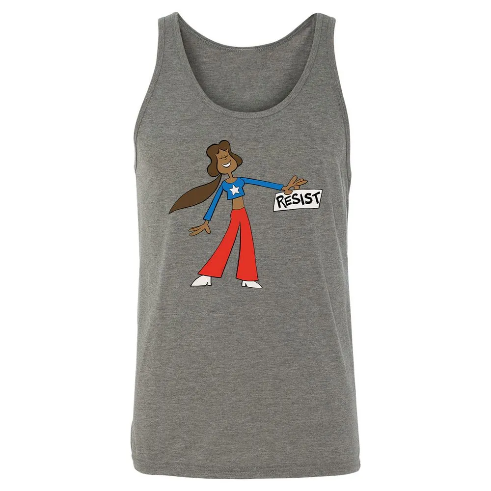 Unisex Jersey Tank - 7E2MV134 - Grey Triblend - 2