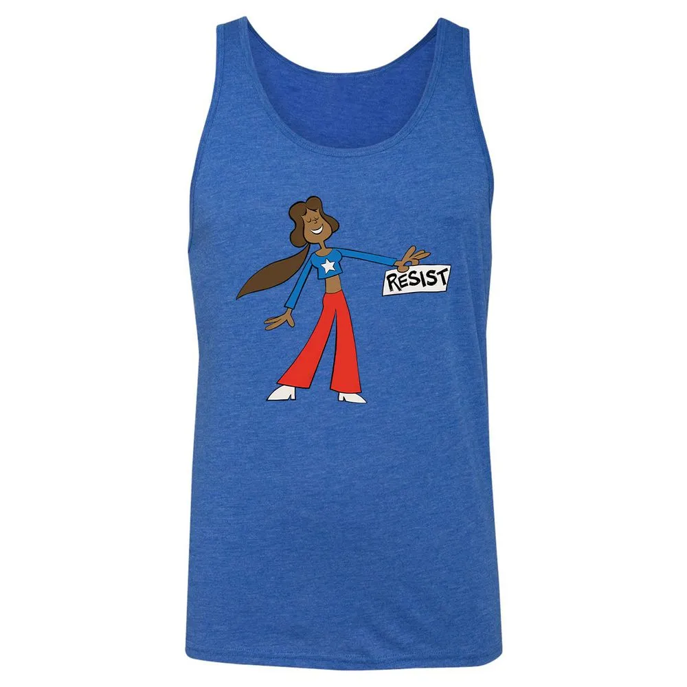 Unisex Jersey Tank - 7E2MV134 - True Royal Triblend - 12