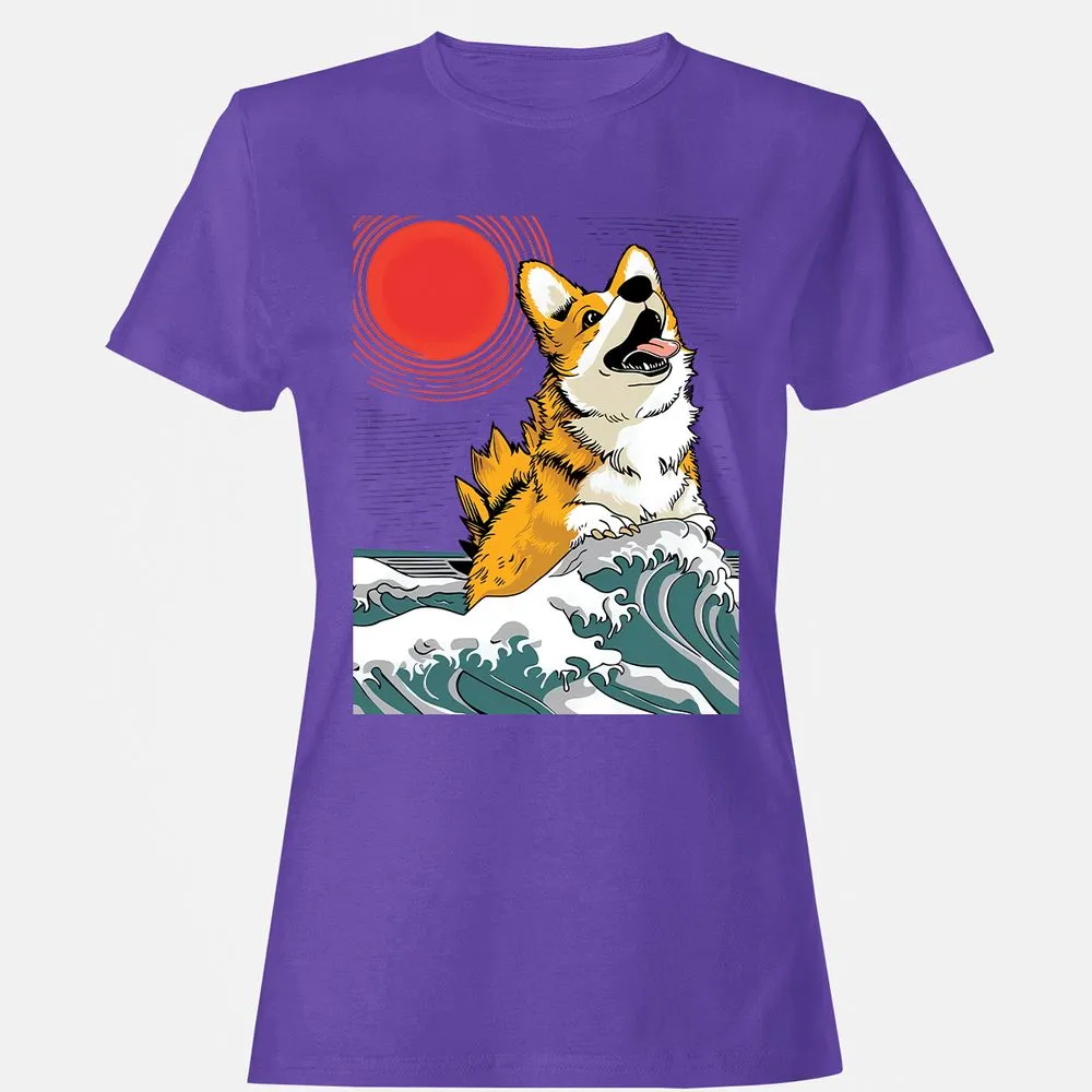 Women's T-Shirt - 566ETGVZ - Purple - 12