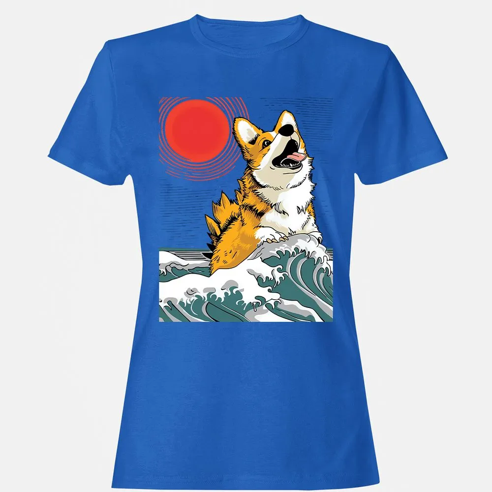 Women's T-Shirt - 566ETGVZ - Royal - 14