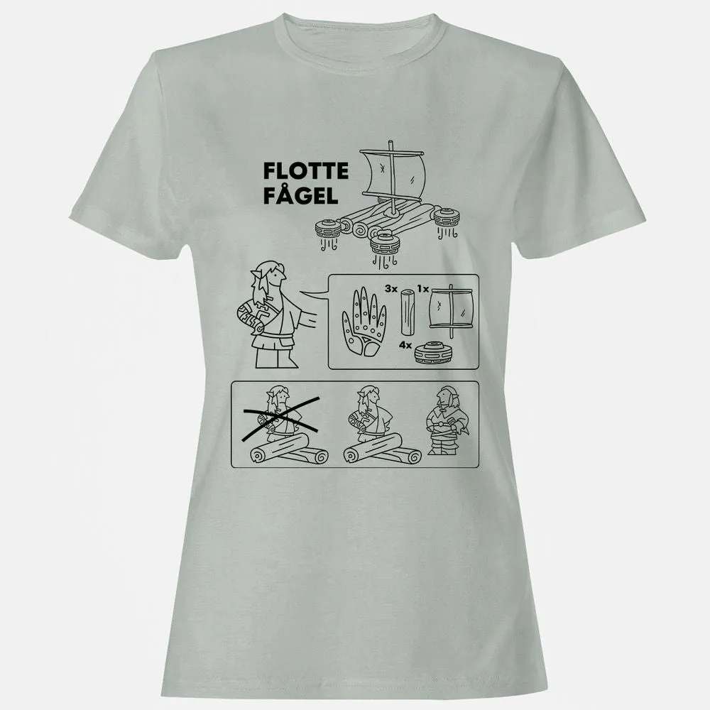 Women's T-Shirt - 3WZLPV9F - Ash - 2