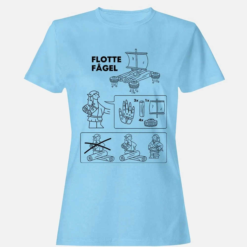 Women's T-Shirt - 3WZLPV9F - Light Blue - 8