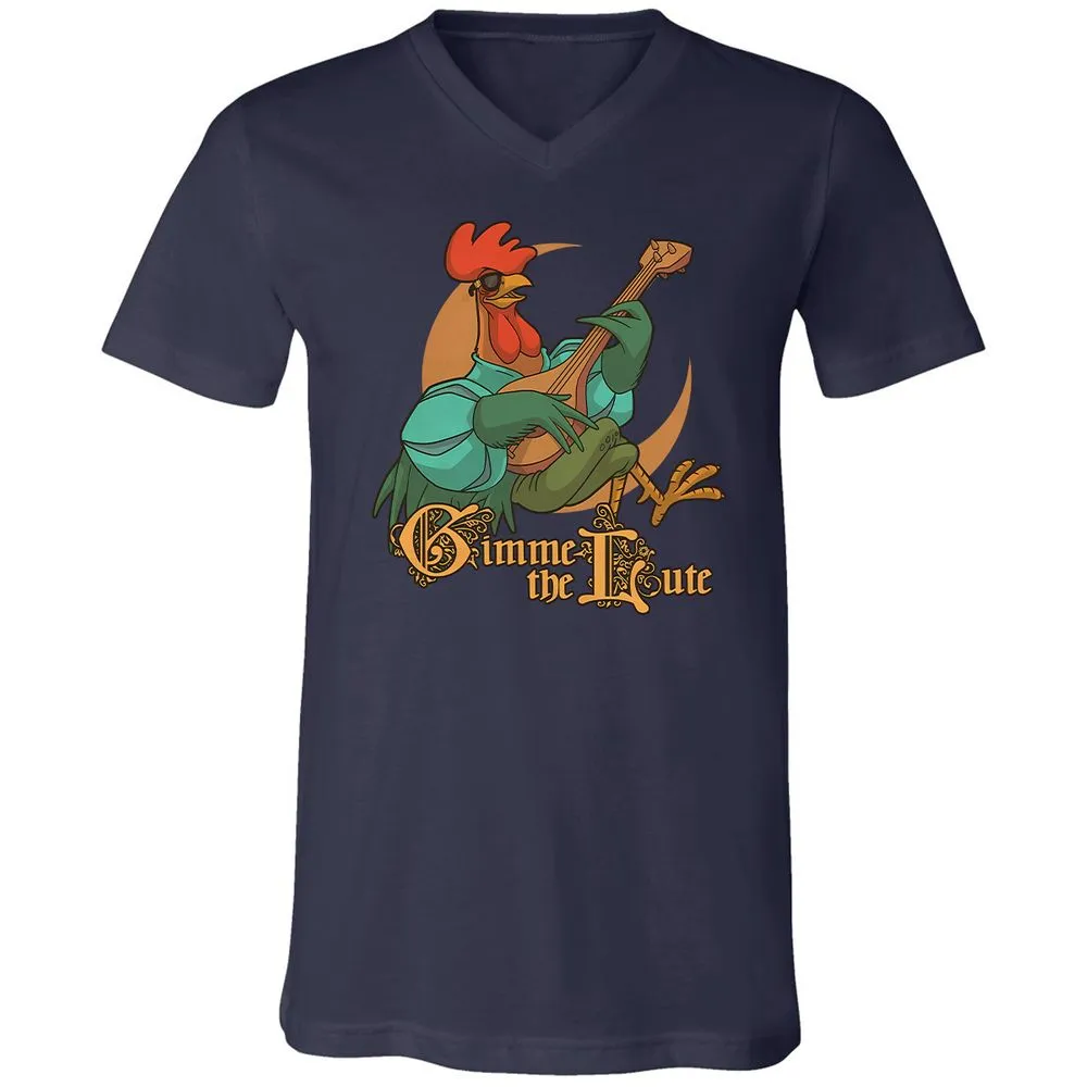 Unisex V-Neck T-Shirt - 6M3M9VZ9 - Navy - 9