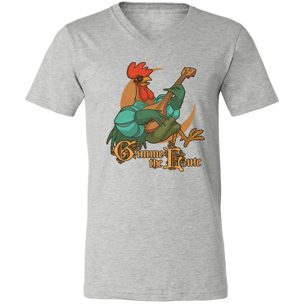 Unisex V-Neck T-Shirt - 6M3M9VZ9 - Athletic Heather - 7
