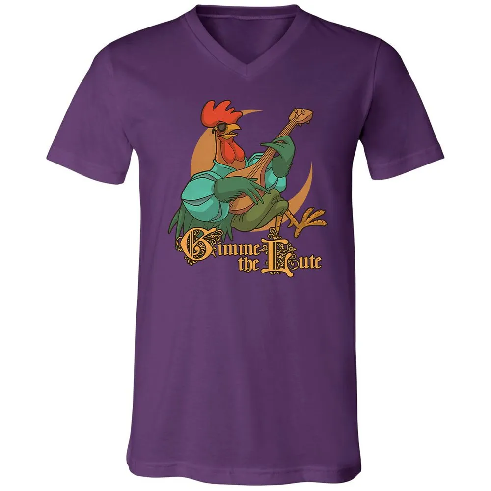 Unisex V-Neck T-Shirt - 6M3M9VZ9 - Team Purple - 2