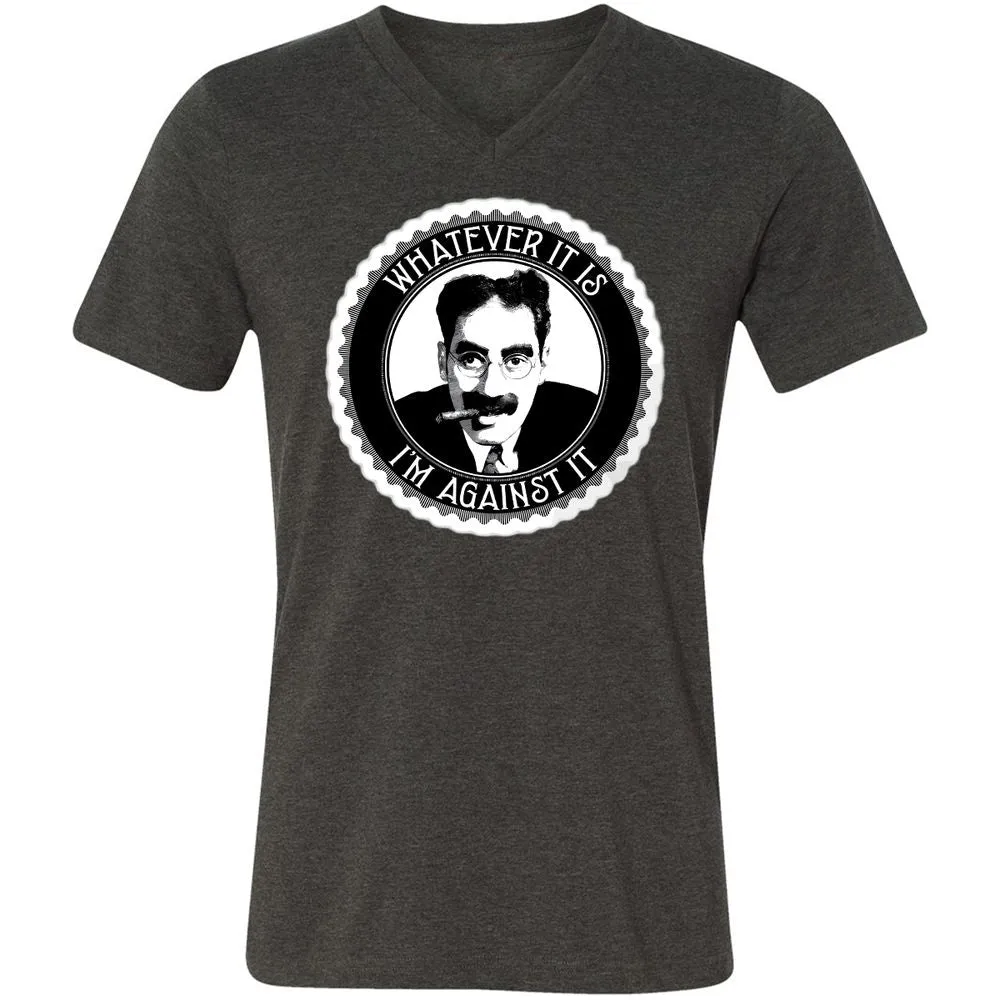 Whatever it is I'm against it - Dark Grey Heather - 8