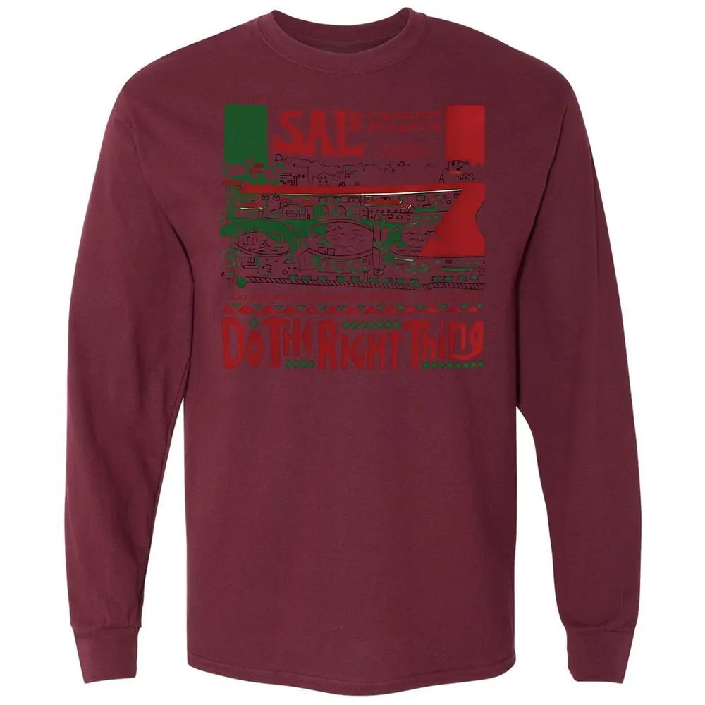 Long Sleeve T-Shirt - 2KTHG4YA - Maroon - 11