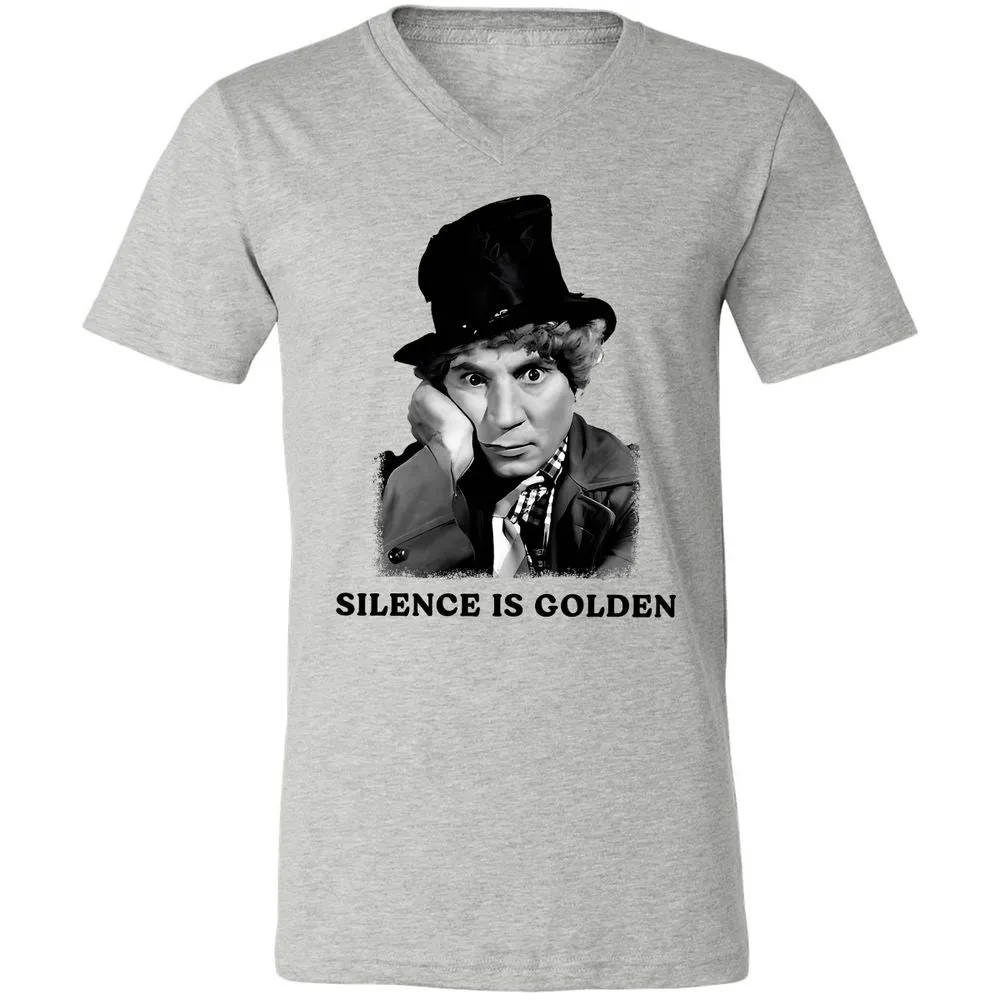 Unisex V-Neck T-Shirt - ZMRZECET - Athletic Heather - 7
