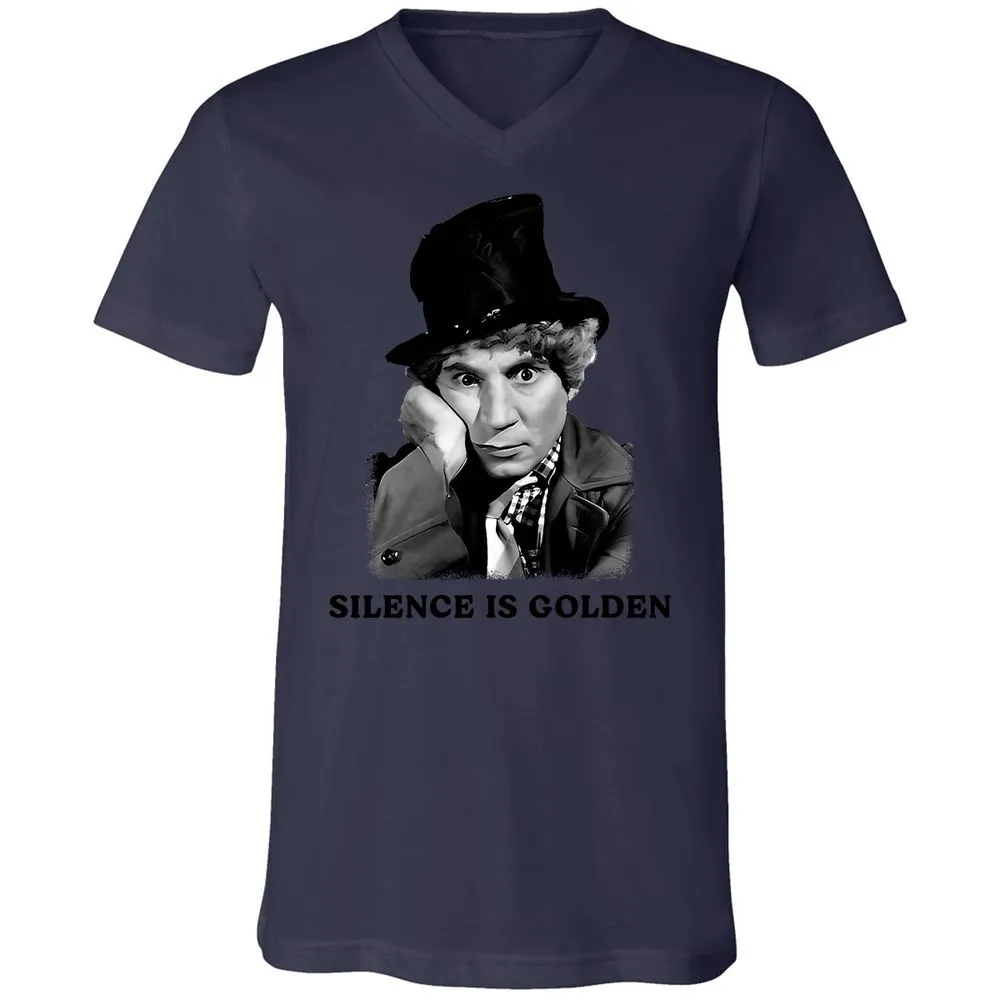 Unisex V-Neck T-Shirt - ZMRZECET - Navy - 9