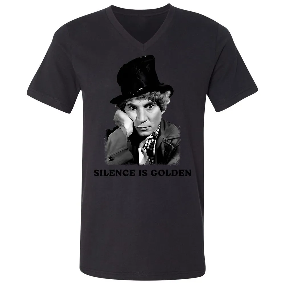 Unisex V-Neck T-Shirt - ZMRZECET - Black - 16