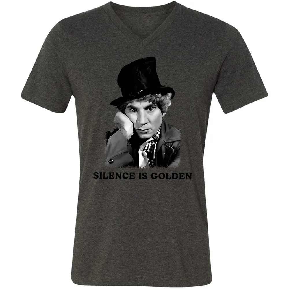 Unisex V-Neck T-Shirt - ZMRZECET - Dark Grey Heather - 8