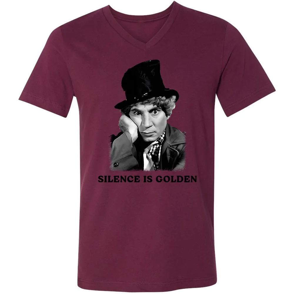 Unisex V-Neck T-Shirt - ZMRZECET - Maroon - 6