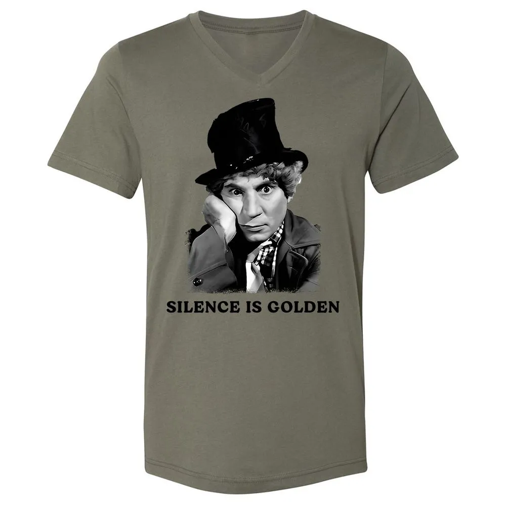 Unisex V-Neck T-Shirt - ZMRZECET - Military Green - 10