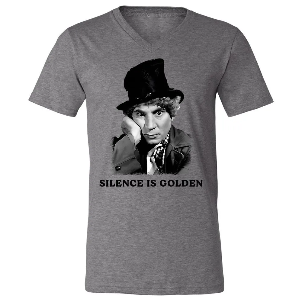 Unisex V-Neck T-Shirt - ZMRZECET - Deep Heather - 13