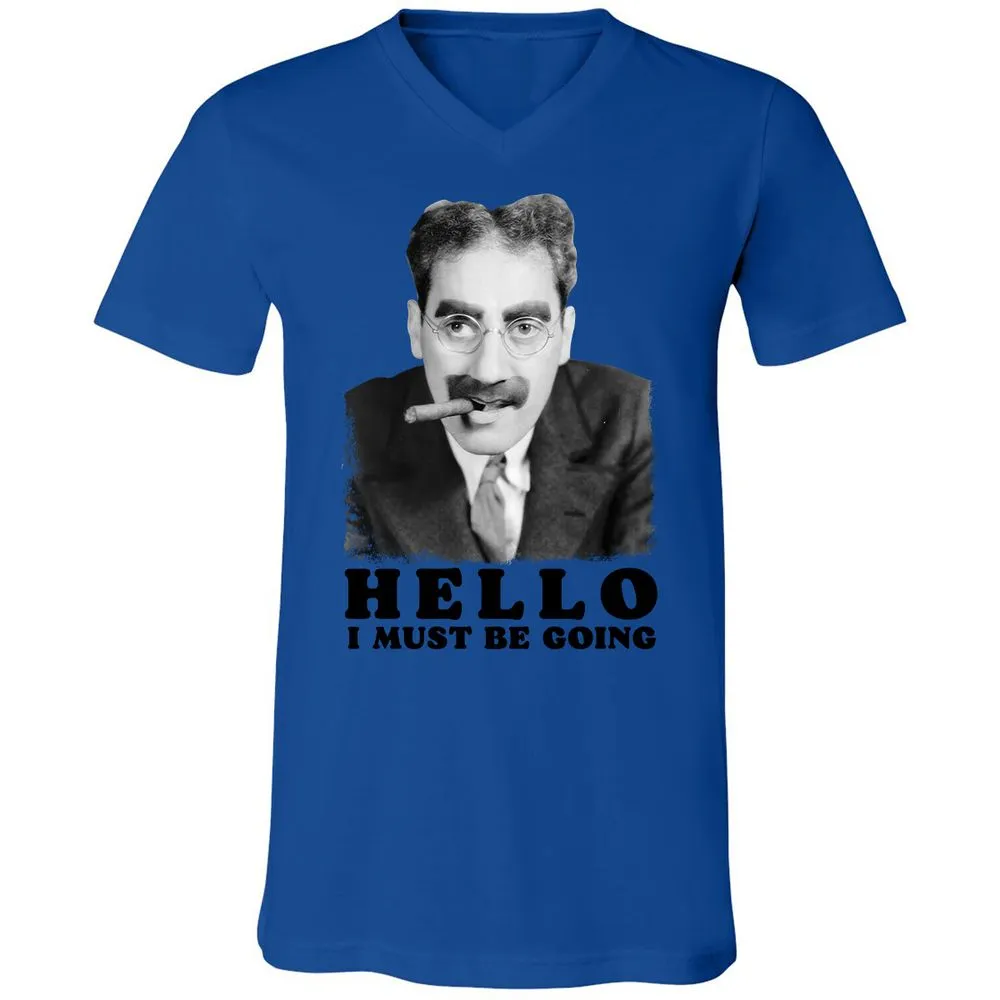 Unisex V-Neck T-Shirt - TAF9SU3S - True Royal - 4