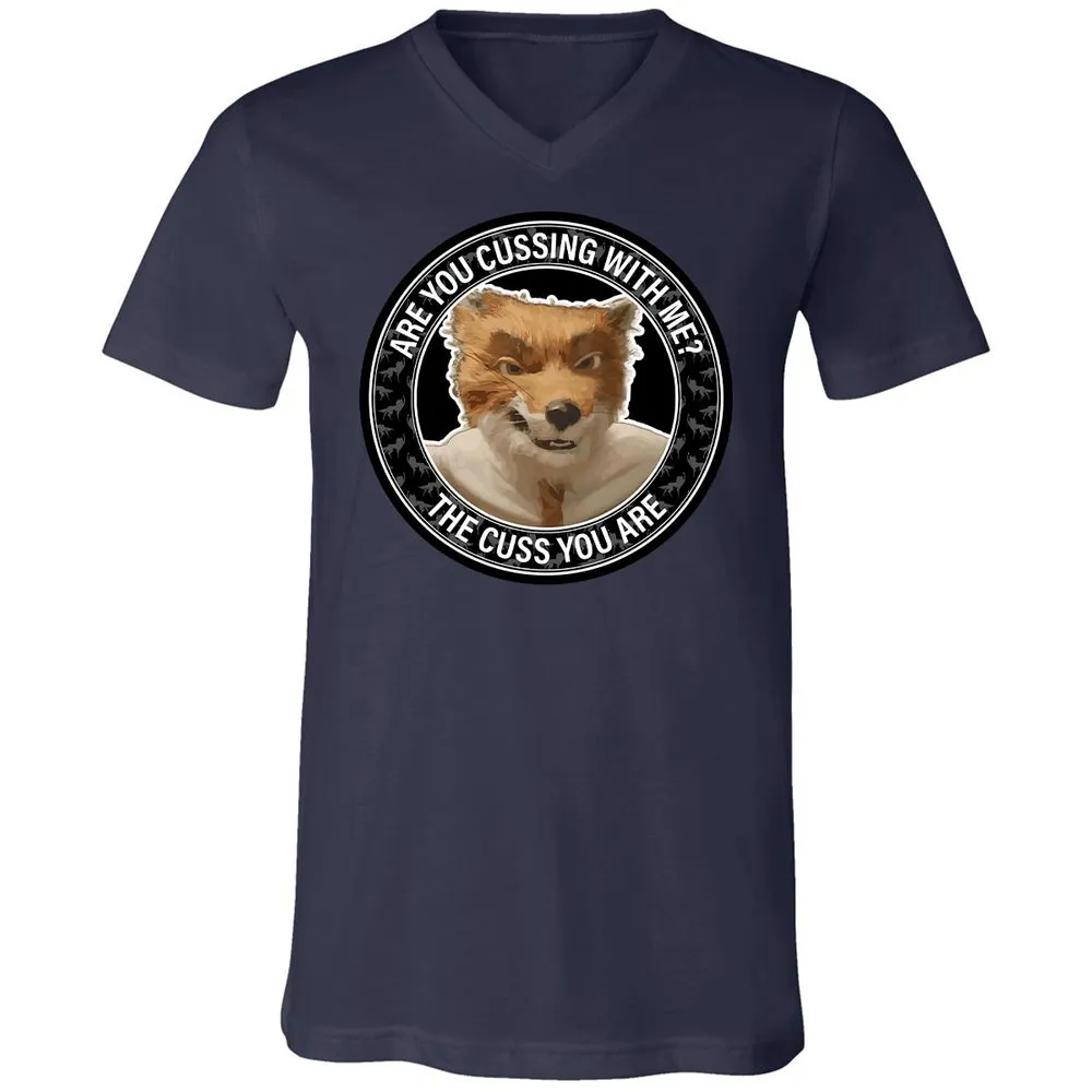 Unisex V-Neck T-Shirt - VPGRCLJQ - Navy - 9
