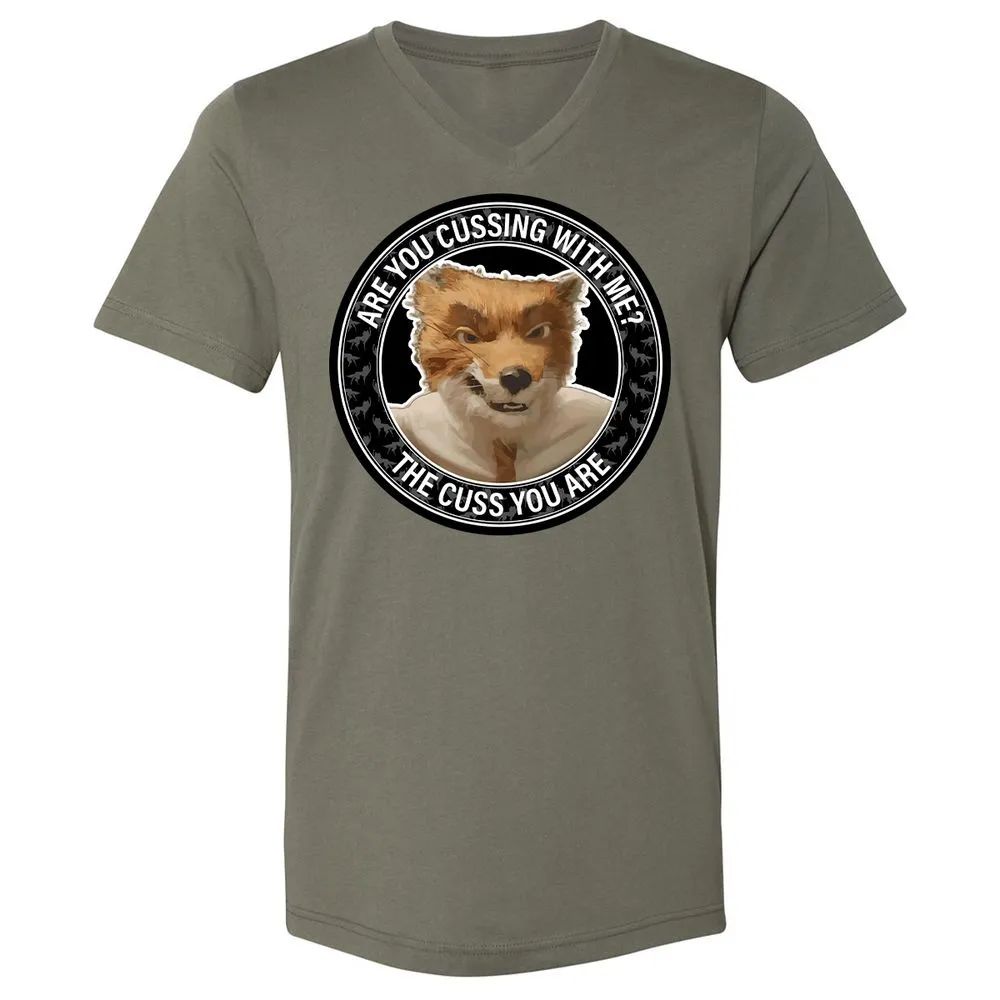 Unisex V-Neck T-Shirt - VPGRCLJQ - Military Green - 10