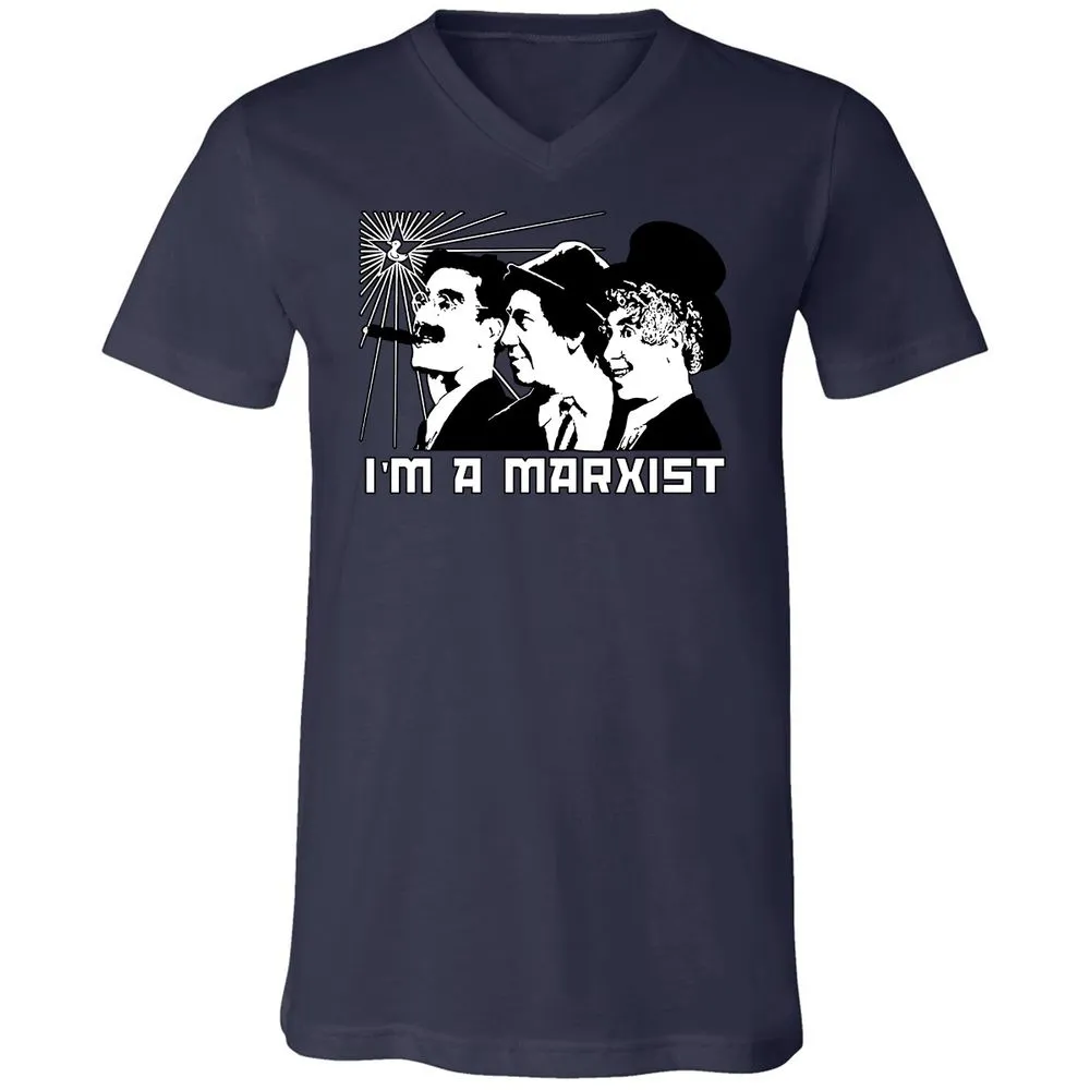 Unisex V-Neck T-Shirt - J9LPN5CU - Navy - 9
