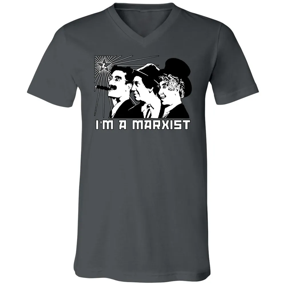 Unisex V-Neck T-Shirt - J9LPN5CU - Asphalt - 12