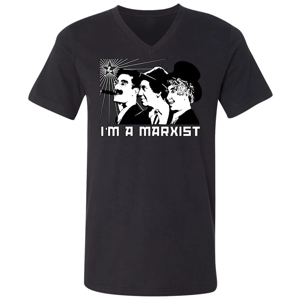 Unisex V-Neck T-Shirt - J9LPN5CU - Black - 16