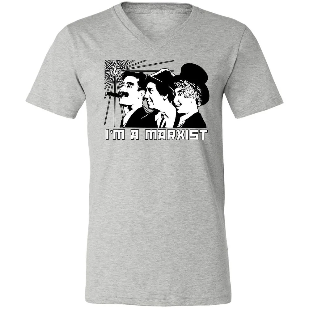 Unisex V-Neck T-Shirt - J9LPN5CU - Athletic Heather - 7