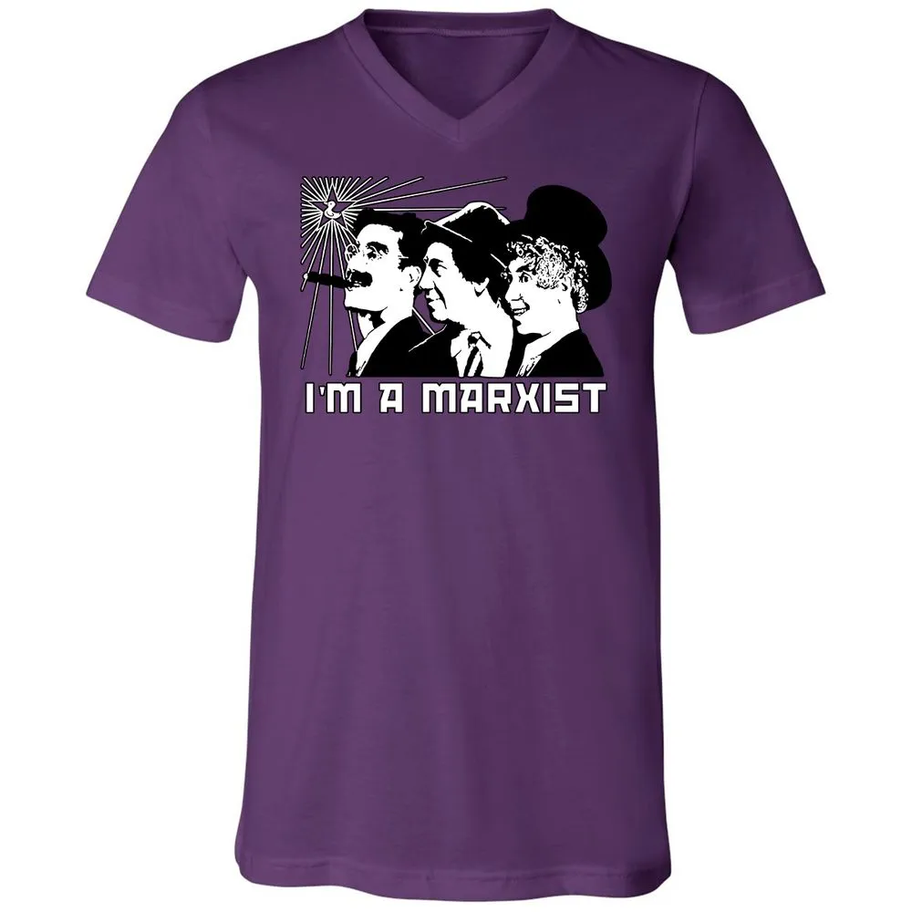 Unisex V-Neck T-Shirt - J9LPN5CU - Team Purple - 2