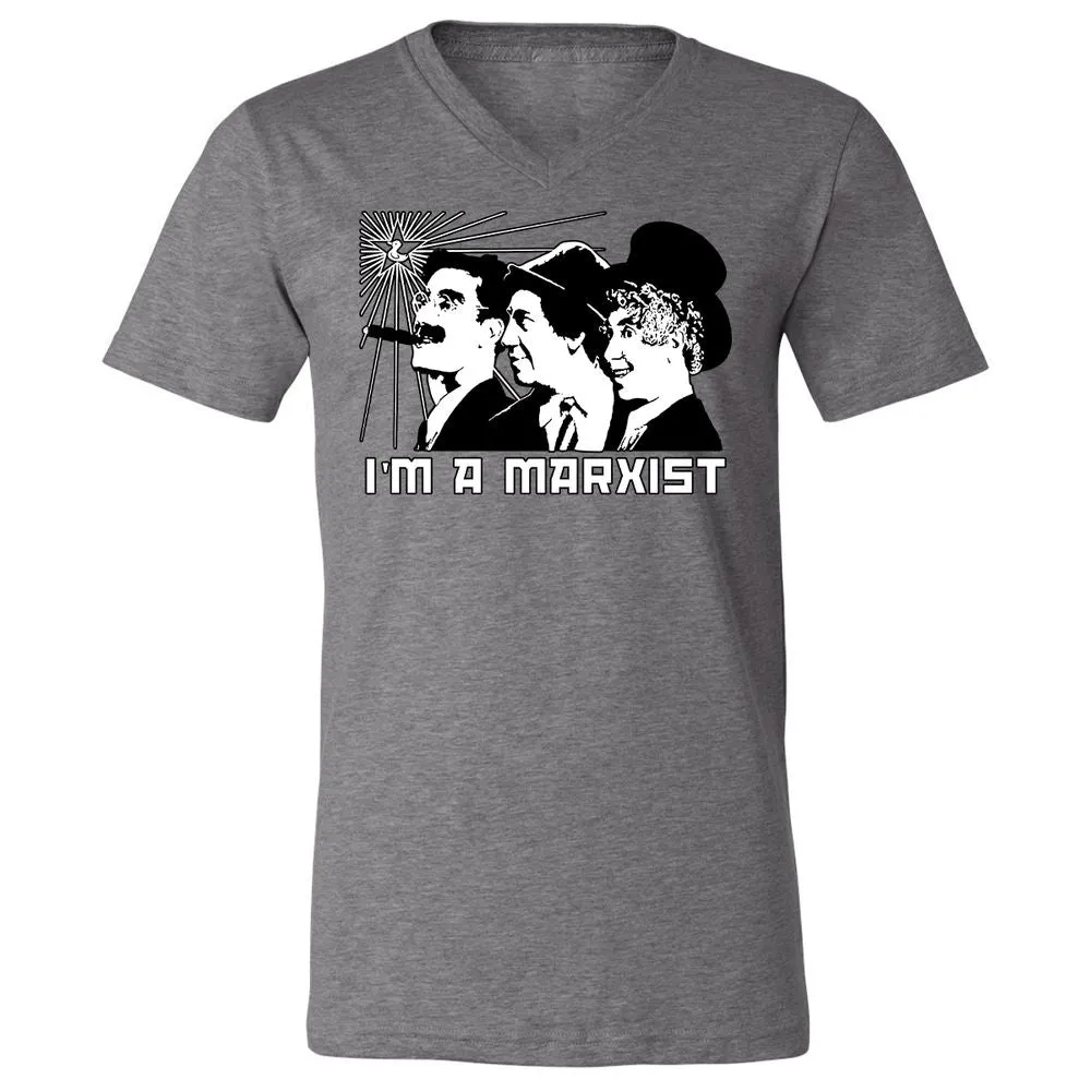 Unisex V-Neck T-Shirt - J9LPN5CU - Deep Heather - 13