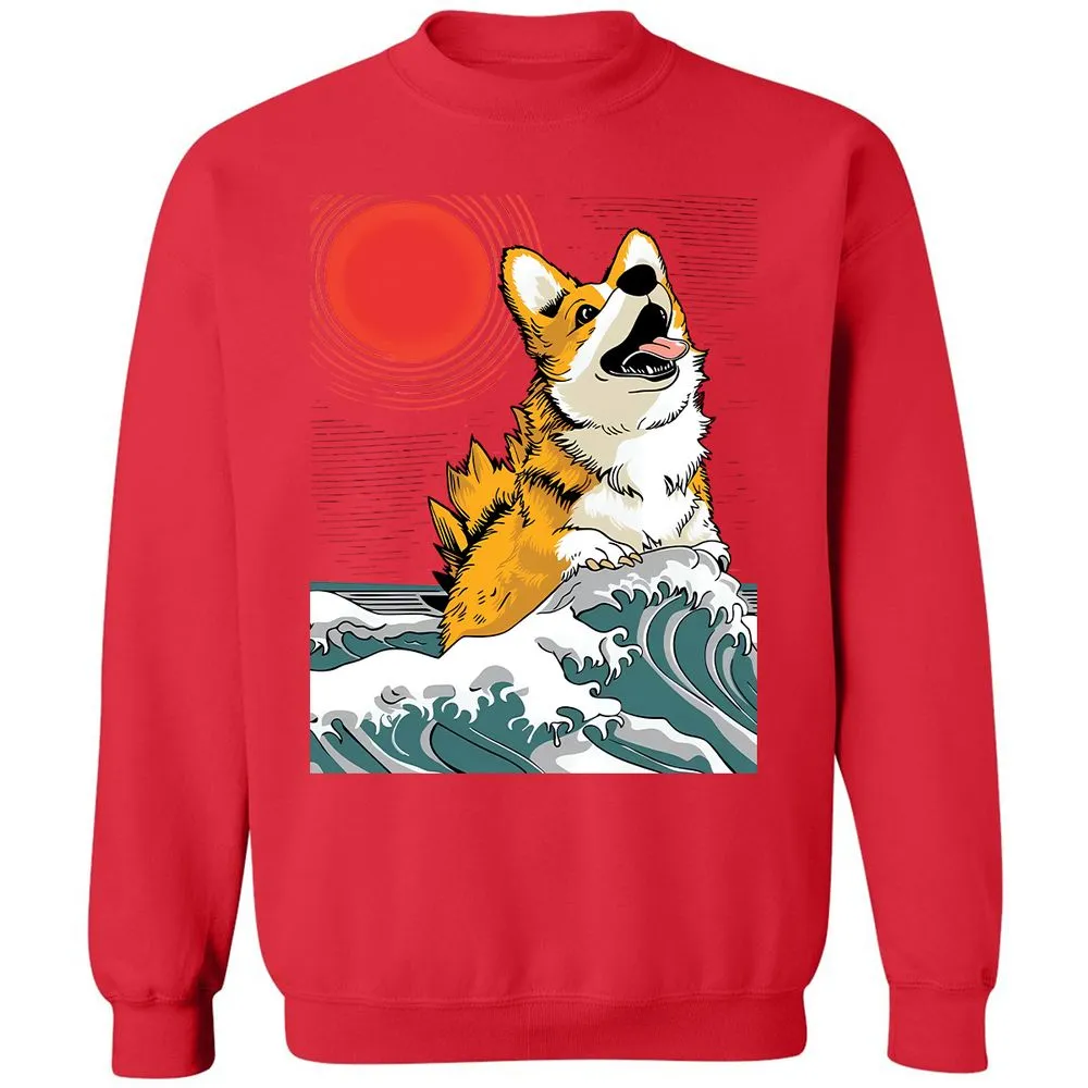 Classic Unisex Sweatshirt - 74J2NTVE - Red - 5