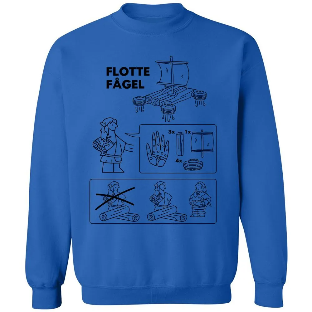Flotte Fagel Classic Unisex Sweatshirt - Royal - 9