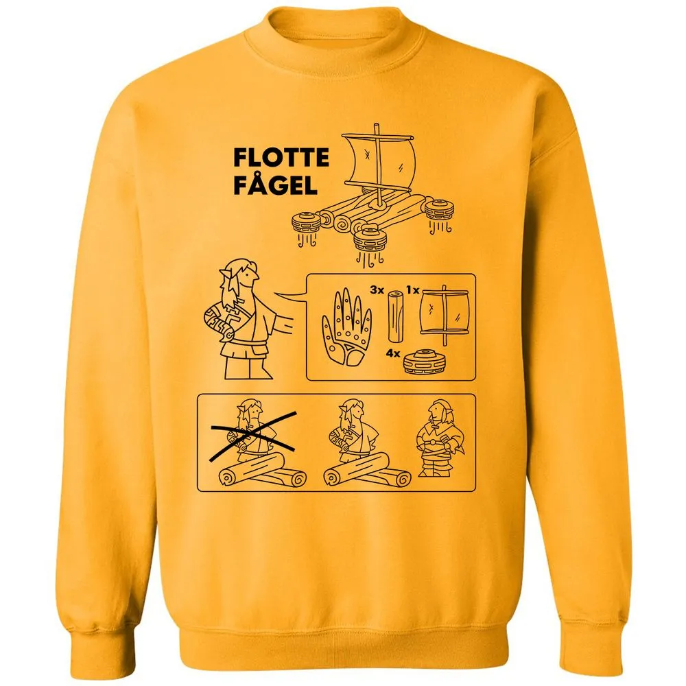 Flotte Fagel Classic Unisex Sweatshirt - Gold - 11