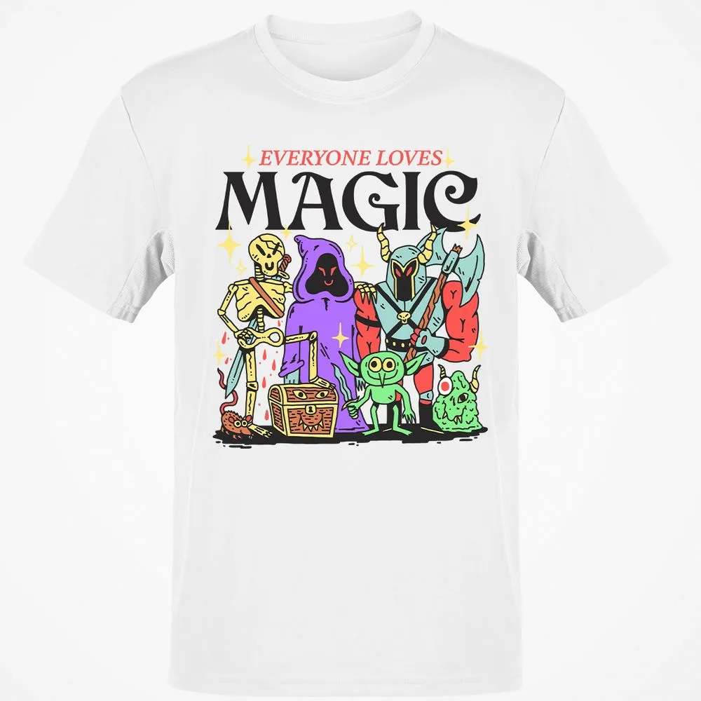 Classic Unisex T-Shirt - B144LVFZ - White - 1