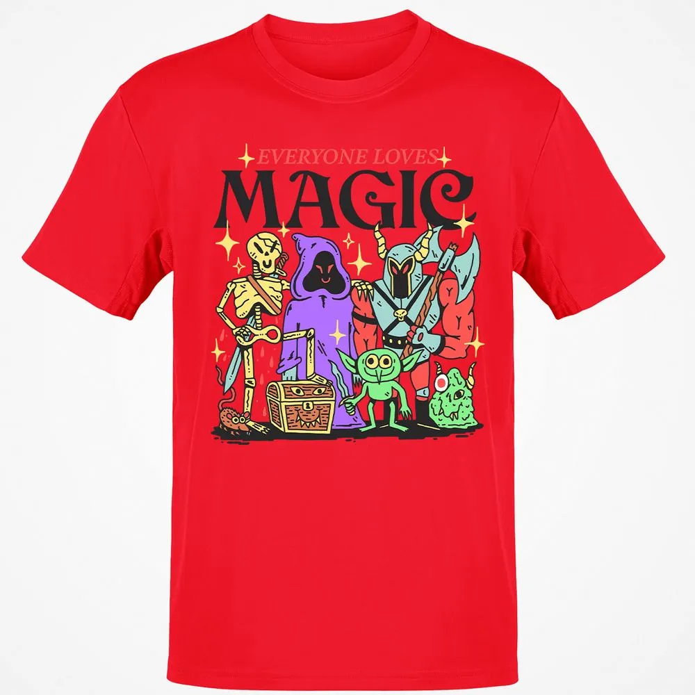 Classic Unisex T-Shirt - B144LVFZ - Red - 10