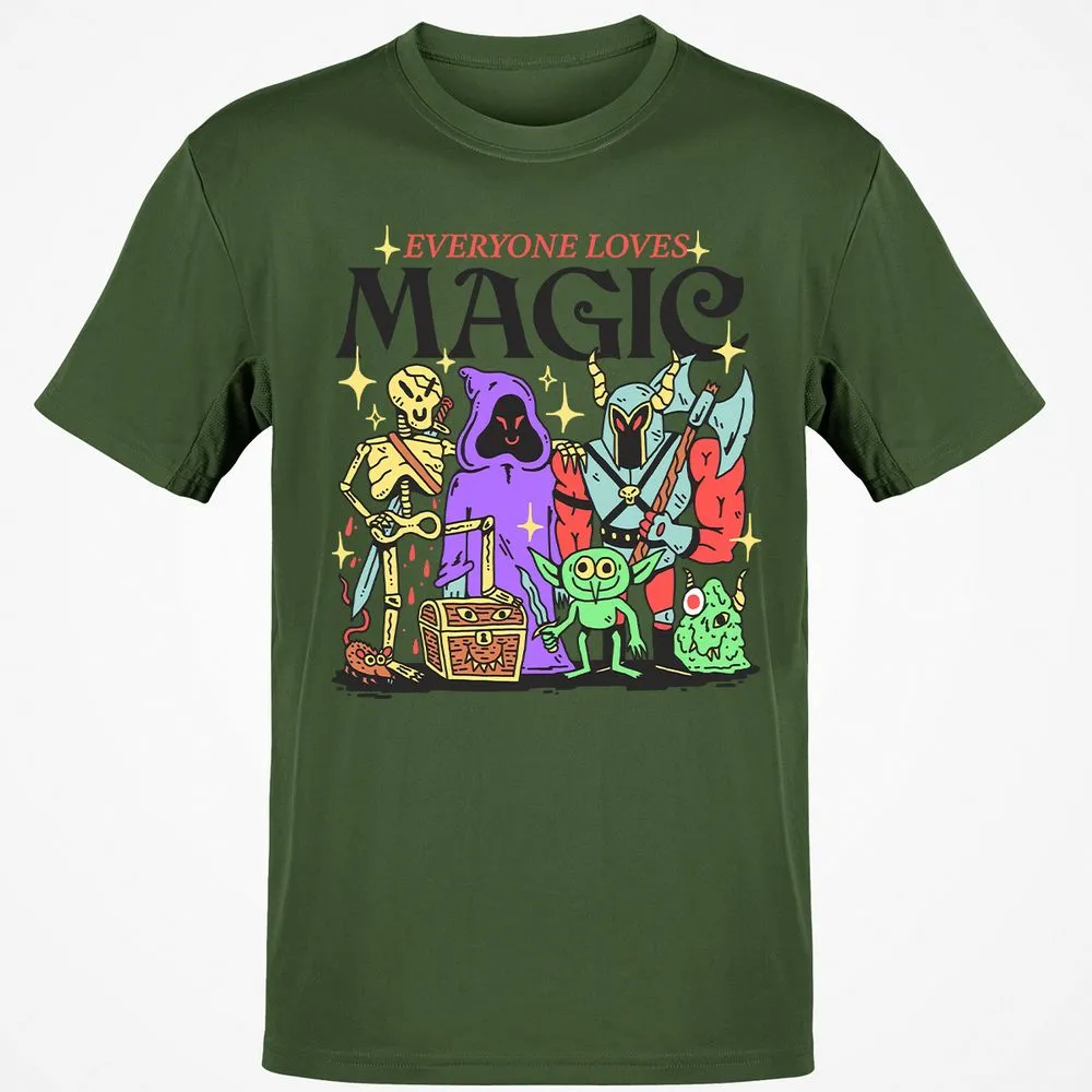 Classic Unisex T-Shirt - B144LVFZ - Military Green - 6