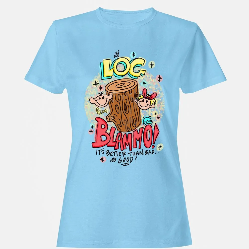 Women's T-Shirt - L86BYHK5 - Light Blue - 8