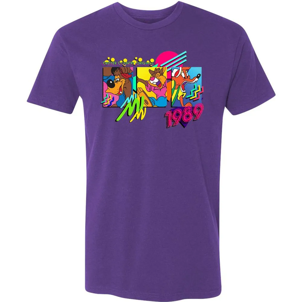 Premium Unisex T-Shirt - T41QLQAR - Purple Rush - 7