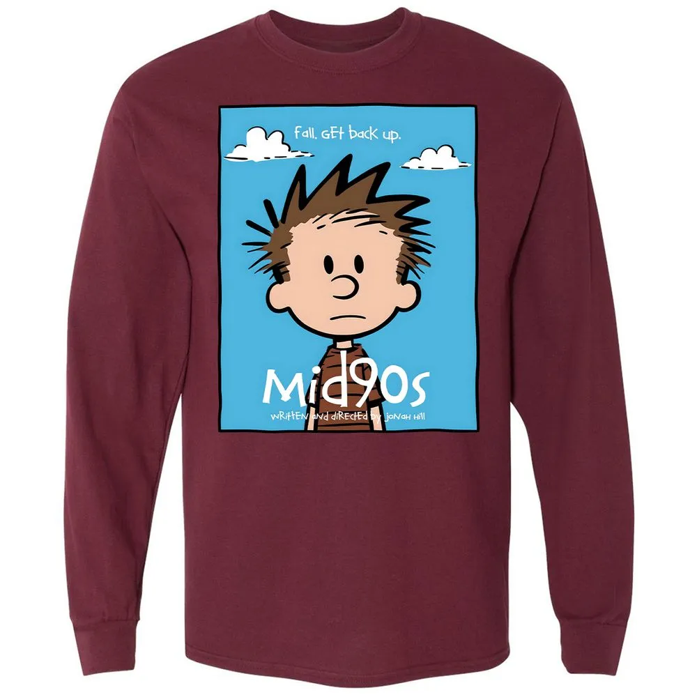 Long Sleeve T-Shirt - Y5T9JK1F - Maroon - 11