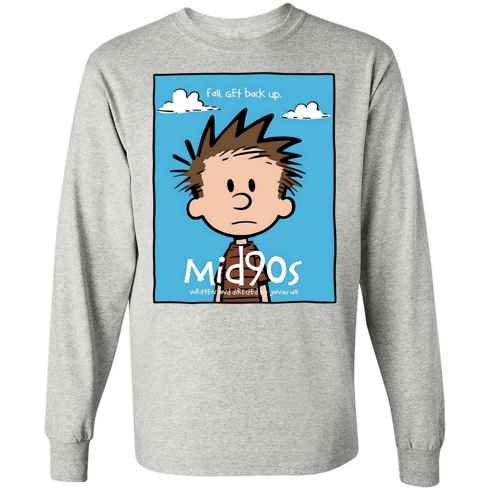 Long Sleeve T-Shirt - Y5T9JK1F - Ash - 5