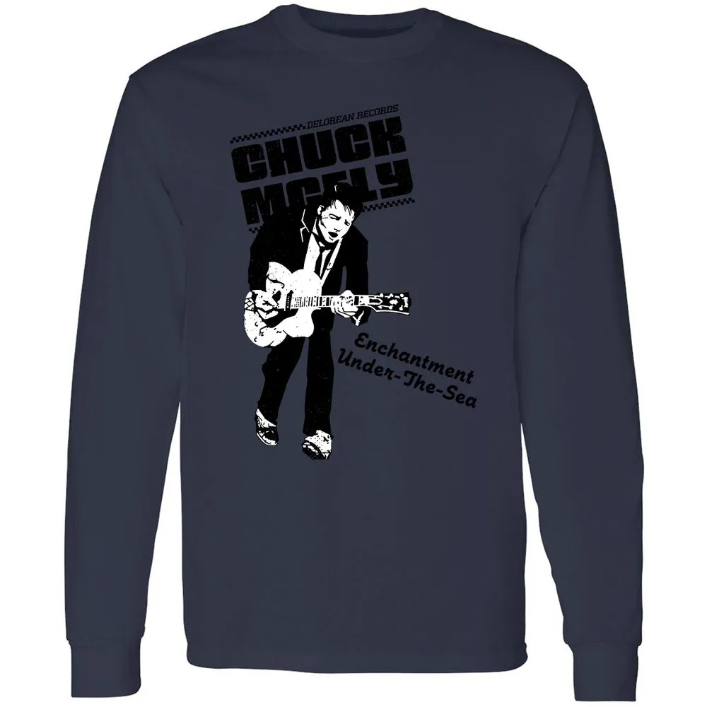 Long Sleeve T-Shirt - W6XM8RGZ - Navy - 12