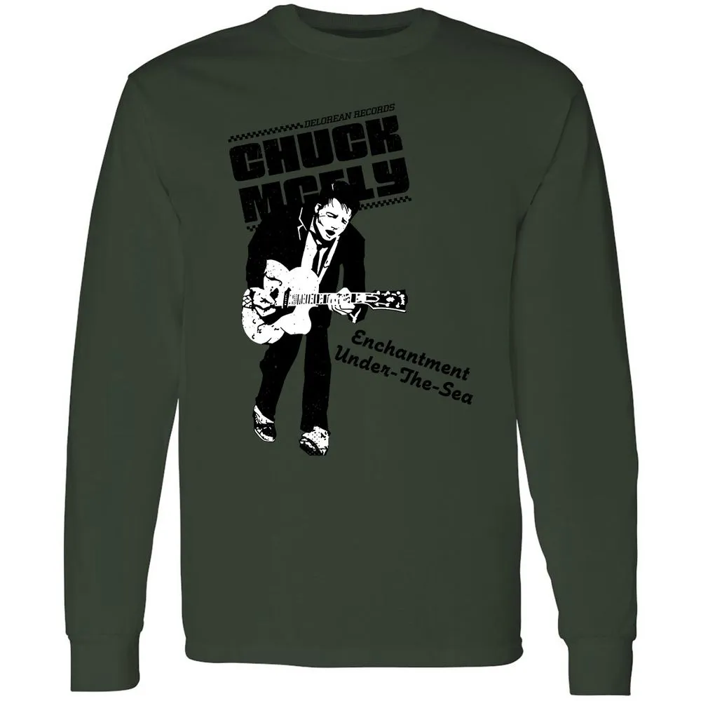 Long Sleeve T-Shirt - W6XM8RGZ - Forest Green - 8