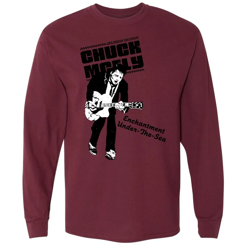 Long Sleeve T-Shirt - W6XM8RGZ - Maroon - 11