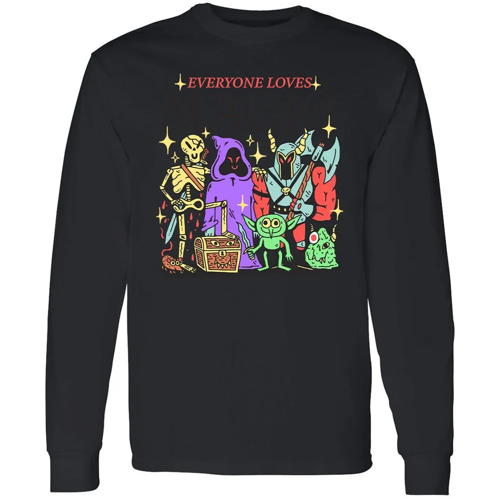 Long Sleeve T-Shirt - 5MXH43JL - Black - 16