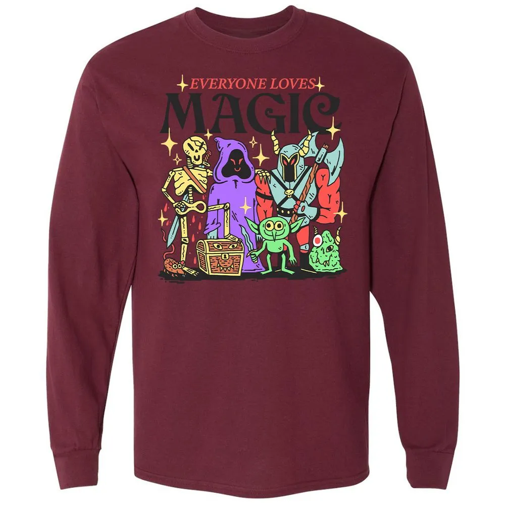 Long Sleeve T-Shirt - 5MXH43JL - Maroon - 11