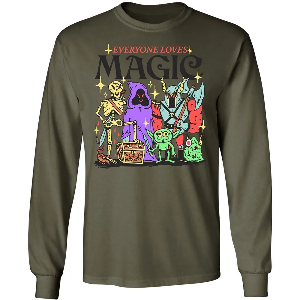 Long Sleeve T-Shirt - 5MXH43JL - Military Green - 7