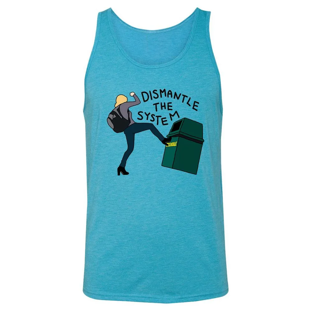 Unisex Jersey Tank - MP32CA7D - Aqua Triblend - 3