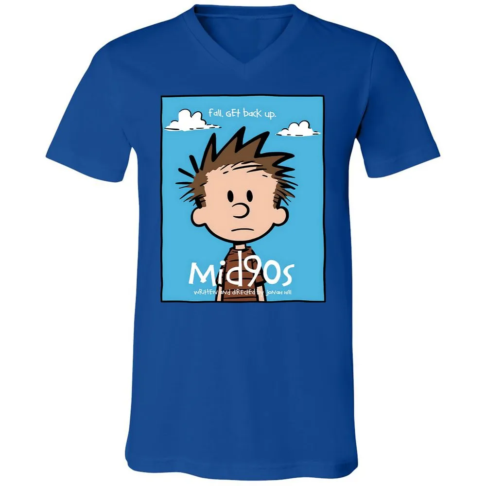 Unisex V-Neck T-Shirt - 4LGGD5H2 - True Royal - 4