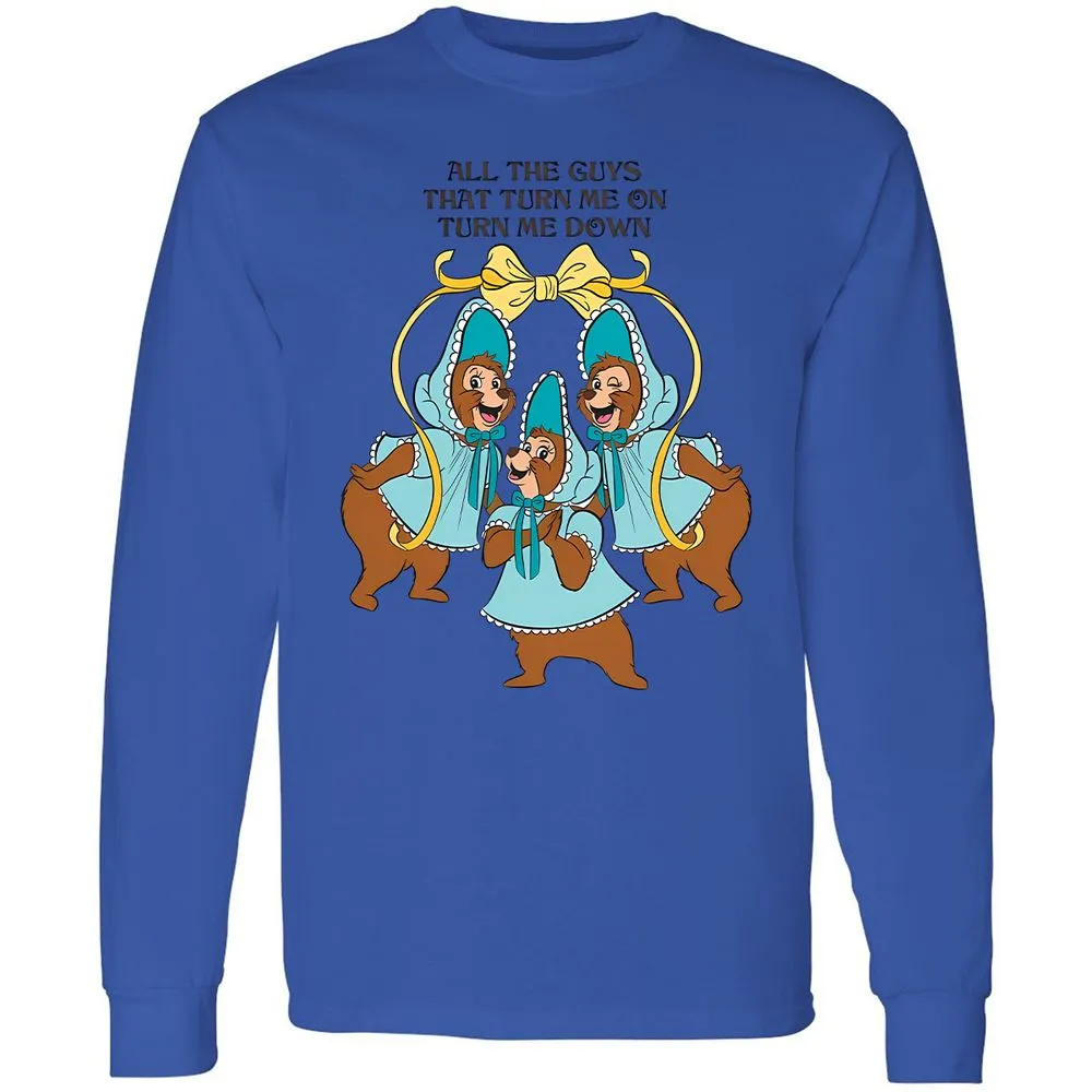 Long Sleeve T-Shirt - 1M4SVDJ7 - Royal - 4