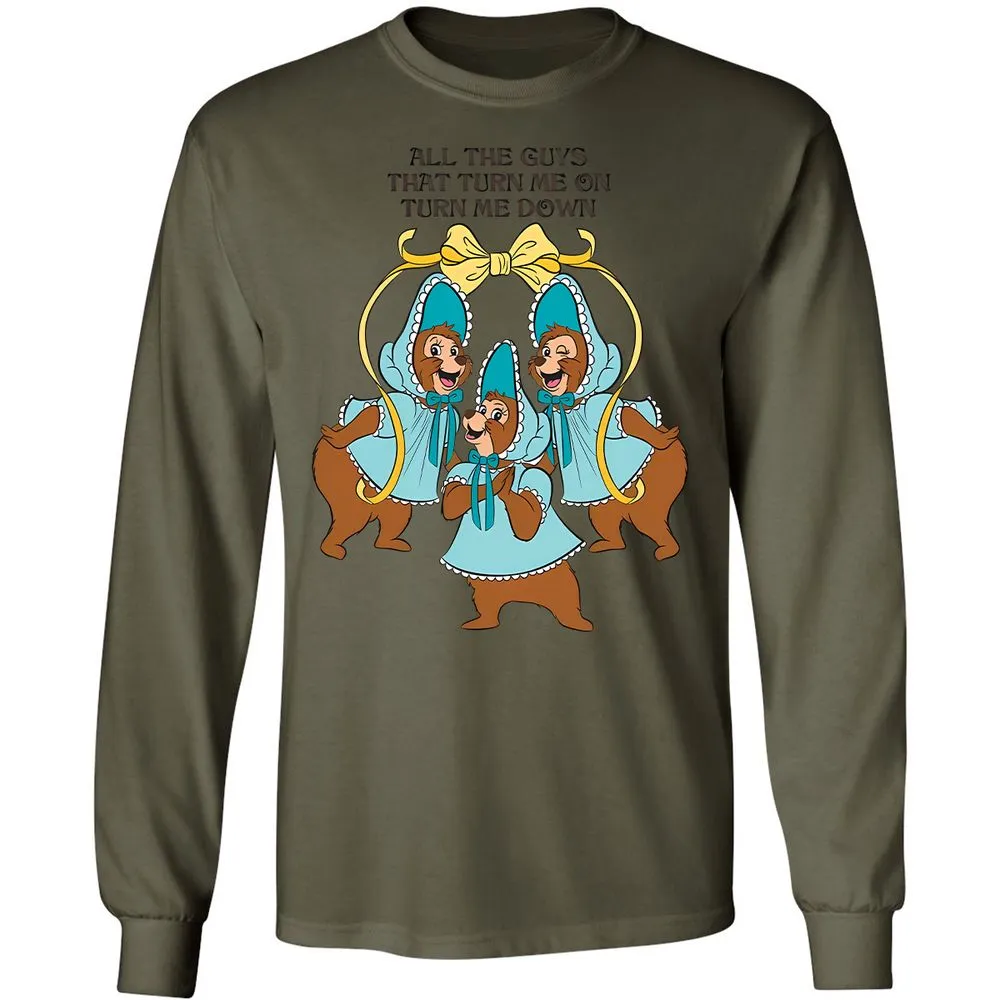 Long Sleeve T-Shirt - 1M4SVDJ7 - Military Green - 7