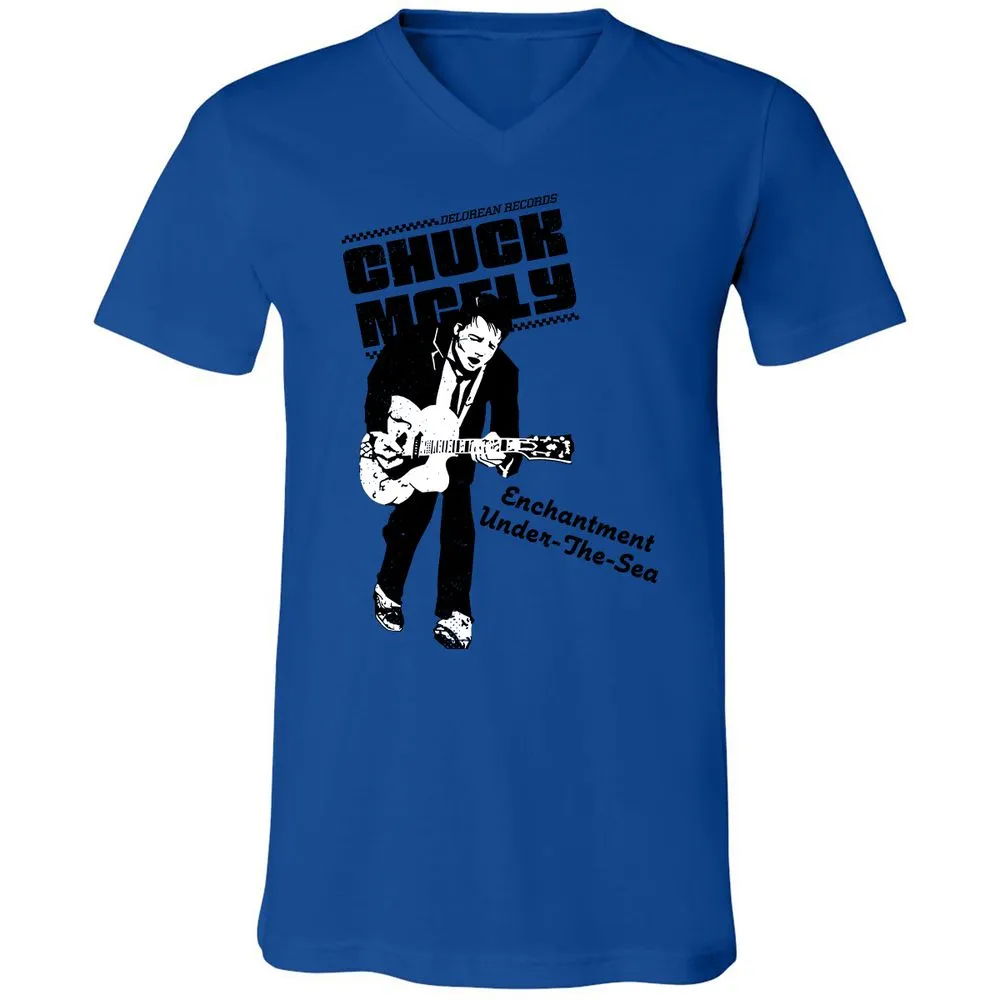 Unisex V-Neck T-Shirt - G94SNAYC - True Royal - 4